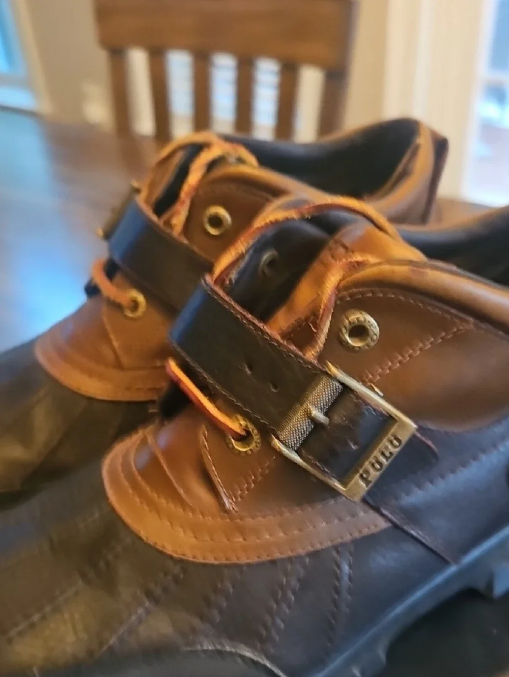 Polo by Ralph Lauren Dover II Brown and Black Boots